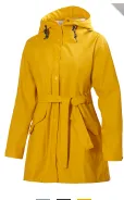 Belted rain coat